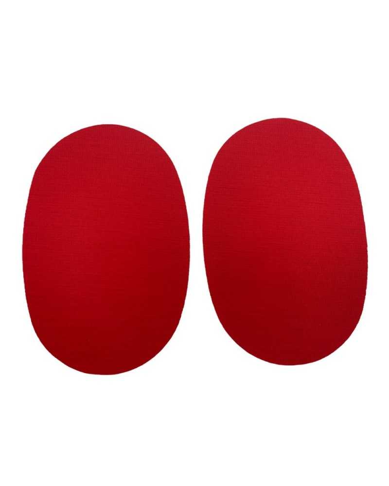 Couple Iron-On Jersey Patches Solid Color 10x16 Cm Made in Italy