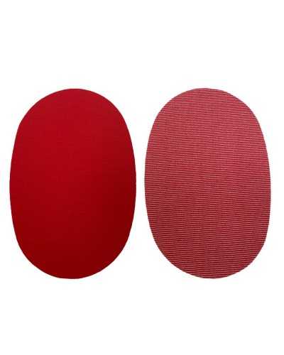 Couple Ecusson Thermocollant Jersey Couleur Unie 10x16 Cm Fabriqué en Italie
