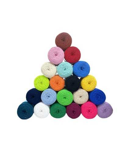 Hilo Macrame Crochet 250 GR Algodón Crochet 200 MT
