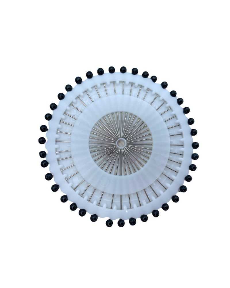 36 Pcs Round Head Pins Colored Resin Wheel 35 Mm Long