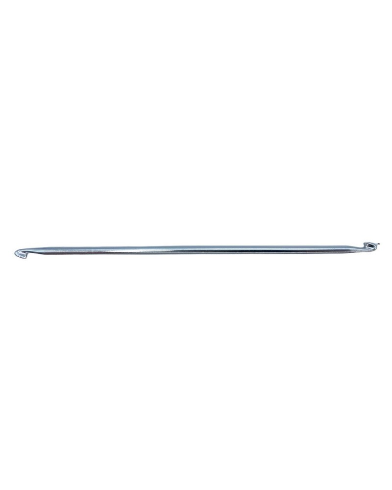 Tunesisch gehäkeltes Doppelmetall aus Aluminium, 4 mm lang, 15 cm