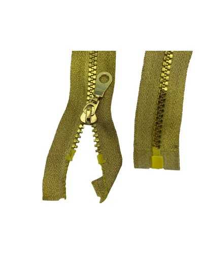 Cremallera Die-Cast Zip Lurex 1 Slider Desmontable Divisible 70 Cm