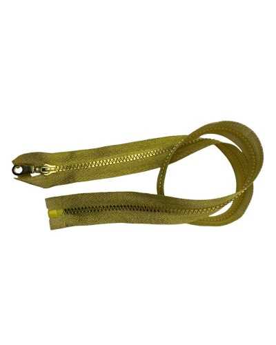 Cerniera Chiusura Lampo Zip Pressofusa Lurex 1 Cursore Sganciabile Divisibile 70 Cm