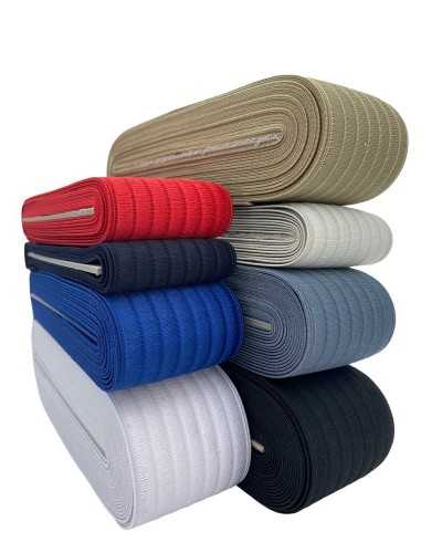50 Cm Pasamanería Cinta Elástica Raya Brillante 6 Cm Alto
