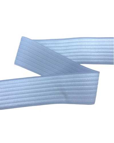 50 Cm Passementerie Ruban Élastique Rayure Brillant 6 Cm De Haut