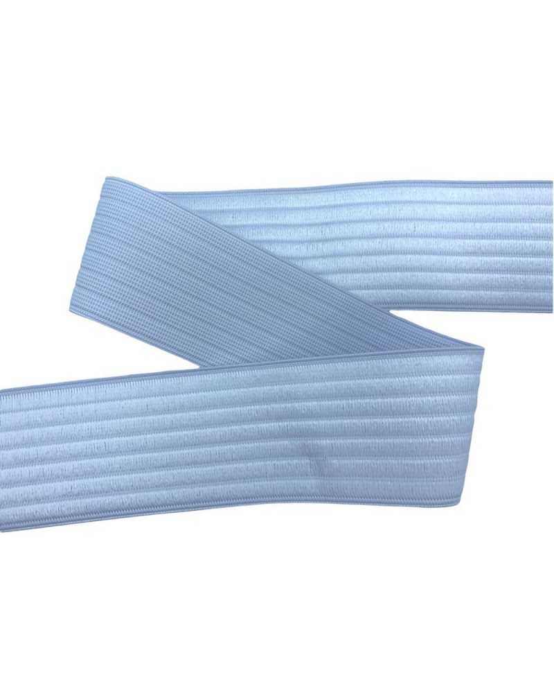50 Cm Passementerie Ruban Élastique Rayure Brillant 6 Cm De Haut