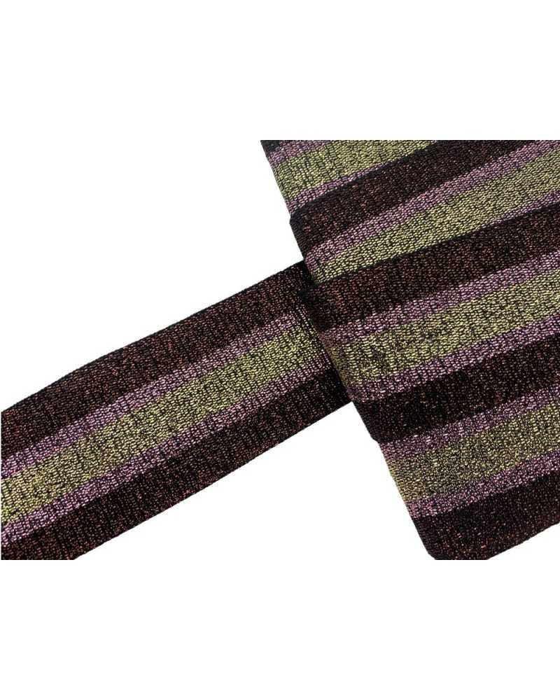 50 Cm Double Face Elastic Trimmings Lurex Thread Row 5 Cm High