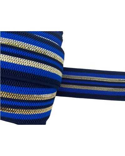 50 cm Besätze elastische Linie Gold Lurex hoch 5 cm
