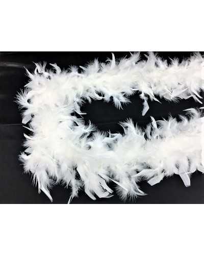 Trimmings Natural Feather Boa Schal Mt 2 zeigt Karnevalszubehör