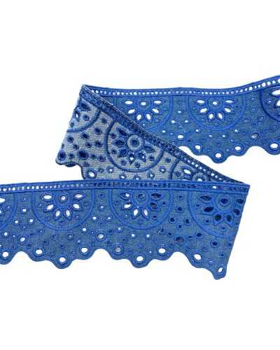 15 Cm Pasamanería Jeans Bordado Algodón Puntilla Sangallo Alto 9 Cm