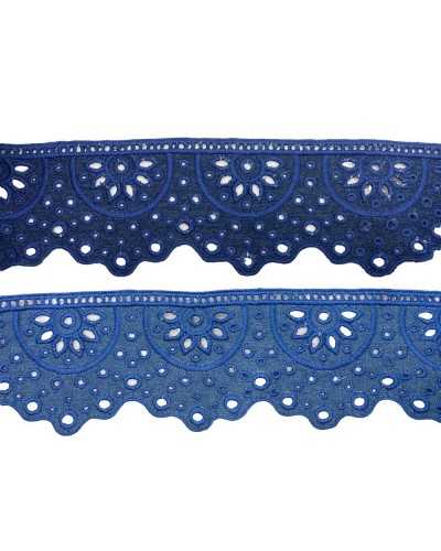 15 cm Verzierungen Jeans Stickerei Baumwolle Spitze Sangallo hoch 9 cm