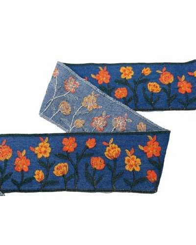 15 Cm Pasamanería Cinta Jeans Tela Bordado Sangallo Algodón Alto 8,5 Cm