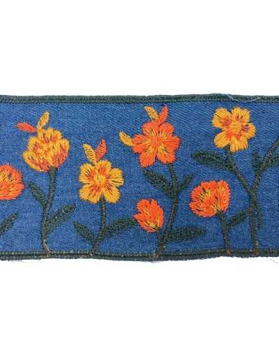 15 Cm Pasamanería Cinta Jeans Tela Bordado Sangallo Algodón Alto 8,5 Cm