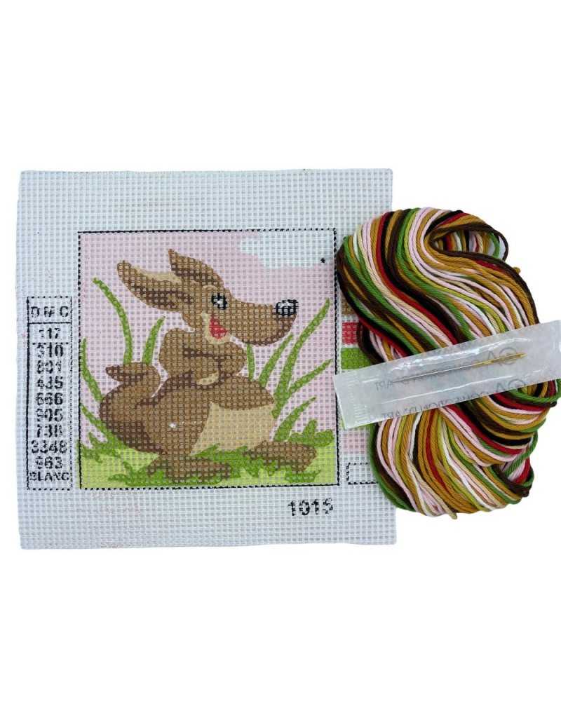 Half Point Drawing Picture 16x16 Cm Embroidery Skeins Kit
