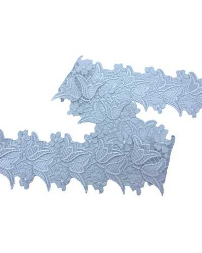 Pasamanería Encaje Macramè Tallado Flores Campana Alto 85 Mm