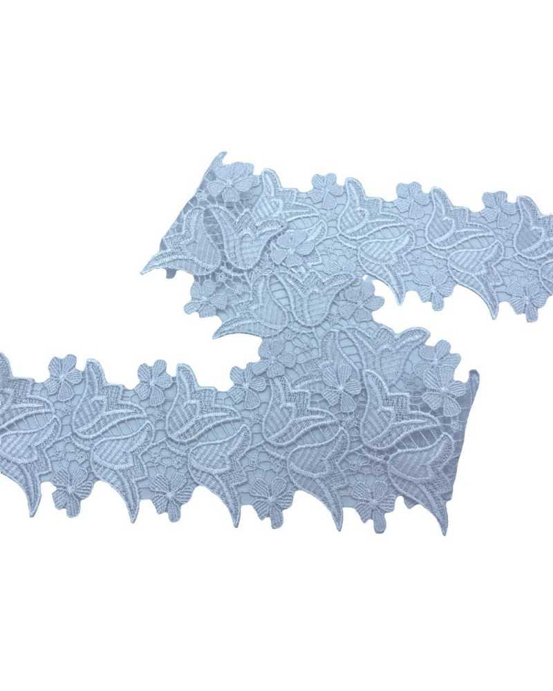 Pasamanería Encaje Macramè Tallado Flores Campana Alto 85 Mm