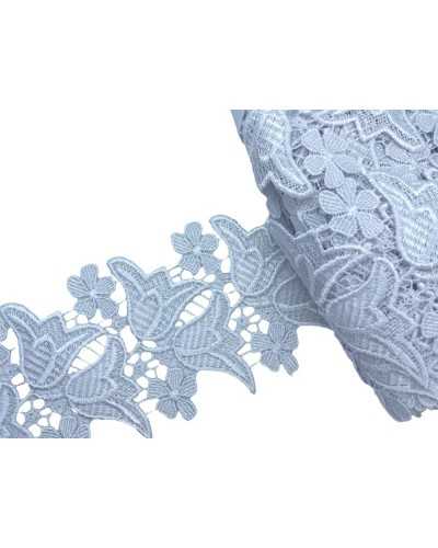 Pasamanería Encaje Macramè Tallado Flores Campana Alto 85 Mm