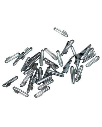 8 PCS Silver Steel Shoelace Shoe String Terminal Lug