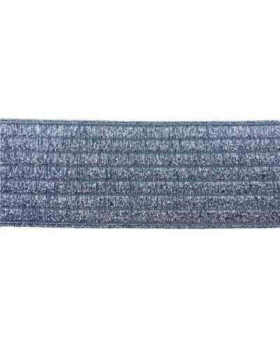 50 Cm Pasamanería Lurex Cinta Elástica Raya Brillante 6 Cm Alto