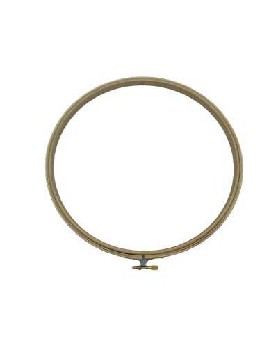 Cadre de point de croix circulaire en bois rond pour broderie à la main Diamètre 26