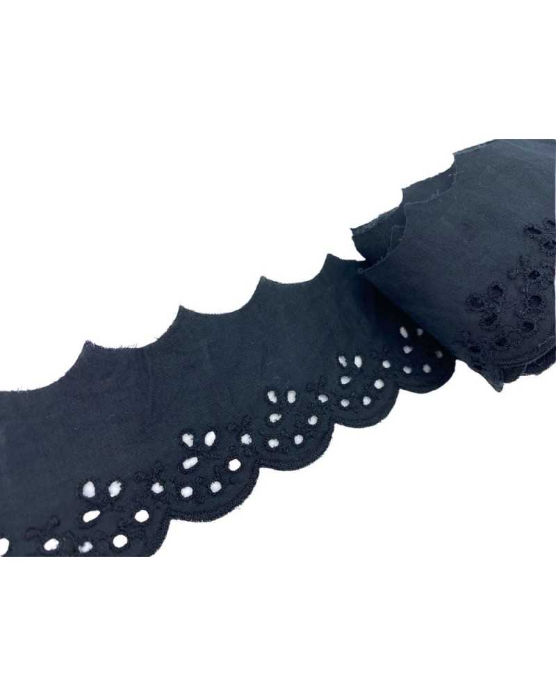 Broderie Anglaise-Spitze, perforierte Spitzenblume, 5,5 cm hoch