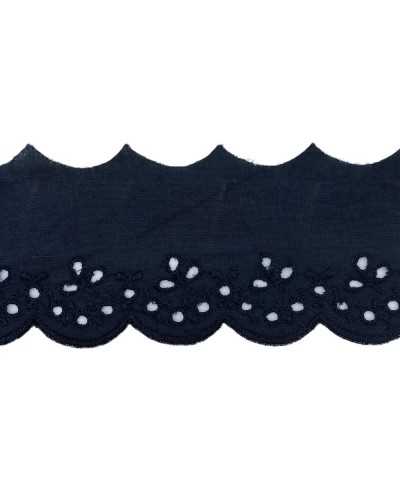 Broderie anglaise lace perforated lace flower 5.5 cm high