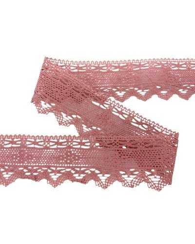 Macramé Cotton Lace Trimmings Scalloped Lace Bobbin Model 4 Cm High