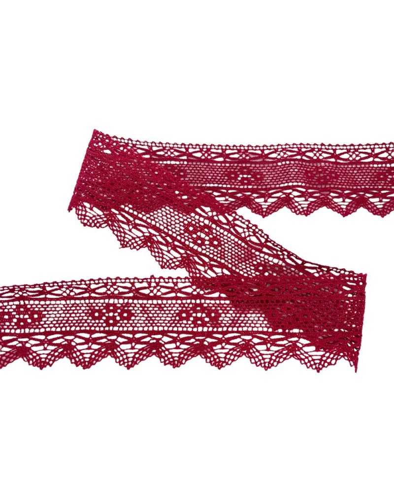 Macramé Cotton Lace Trimmings Scalloped Lace Bobbin Model 4 Cm High