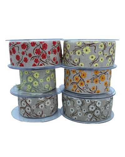 Trimmings Ribbon Tyrolean Gallon Embroidery Flower Base Boiled Cloth 5 Cm High