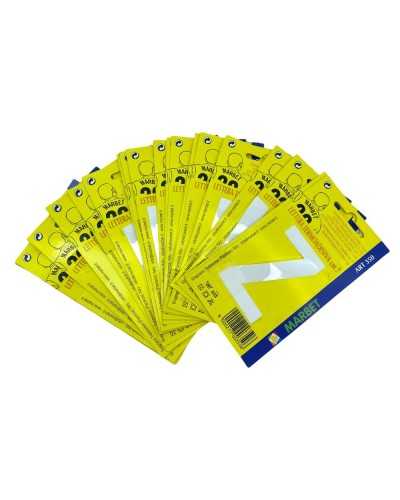 Lettre Thermoadhésive Application Blanc Pvc Haut Cm 7 Marbet