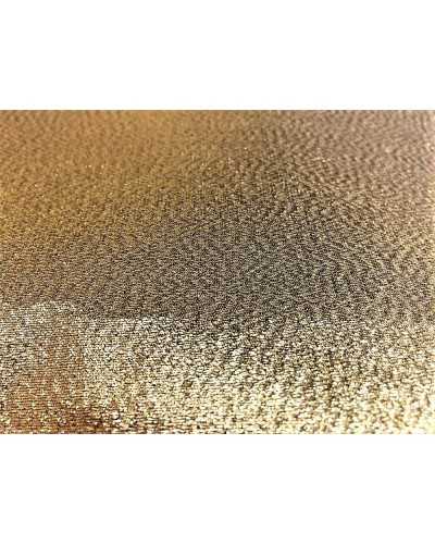 Silver and gold crepe lame' foil fabric 150 cm high price per meter