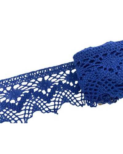 Trimmings Cotton Lace Bobbin Lace Tip High 55 Mm