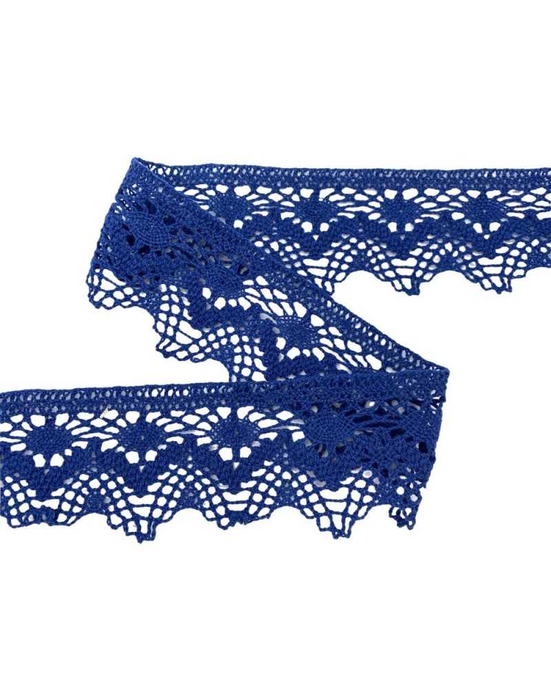 Trimmings Cotton Lace Bobbin Lace Tip High 55 Mm