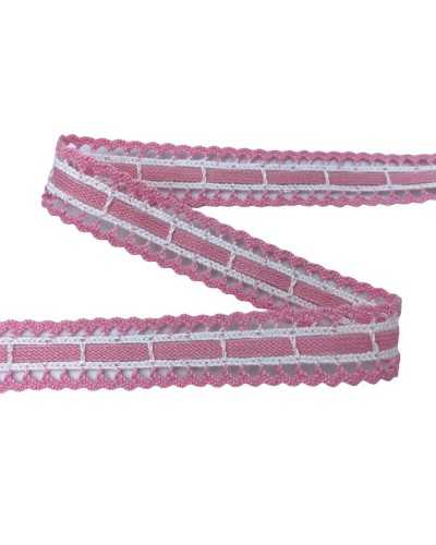 Passementerie Dentelle Coton Dentelle Cloison Passanastro Sangle Ruban Opaque 1,5 Cm De Haut
