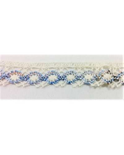 Passamaneria Merletto Tombolo Pizzo Shabby Cotone Lino Multicolor Punta Alto 2 Cm