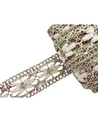 Trimmings Partition Bobbin Lace Shabby Cotton Linen High 3.5 Cm