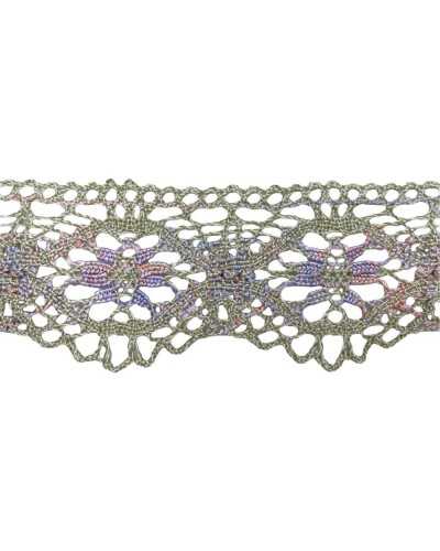 Trimmings Lace Cotton Linen Point High Shabby Style High 6.5 Cm