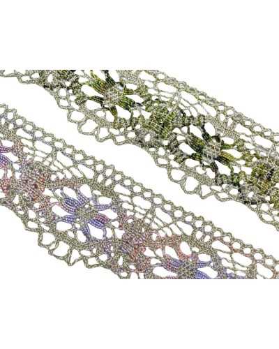 Trimmings Lace Cotton Linen Point High Shabby Style High 6.5 Cm