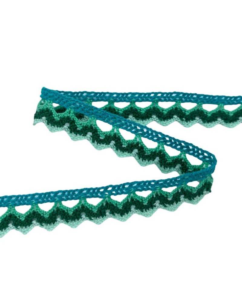 Shabby Cotton Lace Trimmings Multicolor Tack 1 Cm