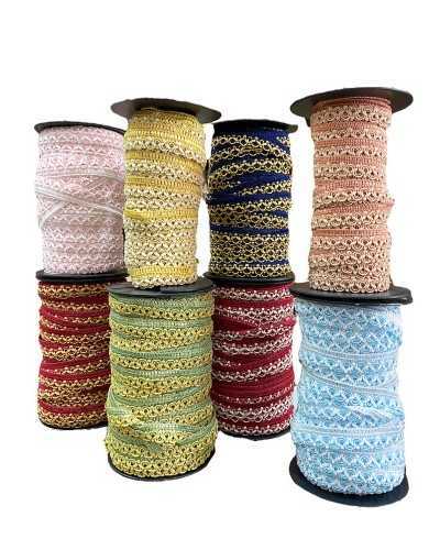 Candle trimmings wavy furniture 15 mm high cord