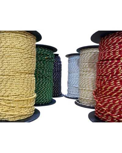 5 mt lurex wire trimming trimmer 3 woven plain jacks 3 mm