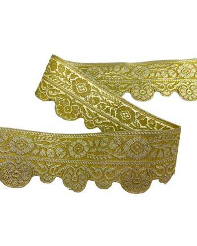 Stämme Stämme markierte Stickerei Lurex Stickerei Goldgewinde Gallone 5 cm