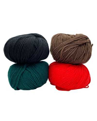 Wollsport Mimosa Drei Sterne Nähen Feste Farbe Mädchen 100 GR