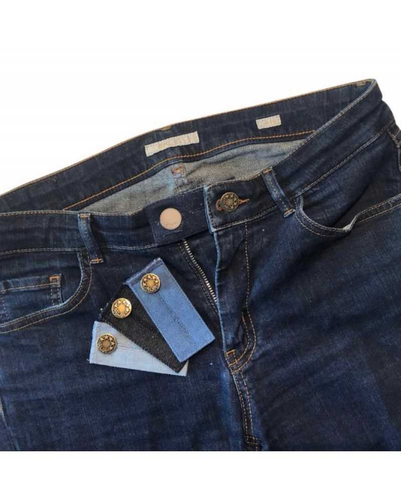 Allarga Pantaloni Jeans Bottone Acciaio Marbet 35x70 Mm