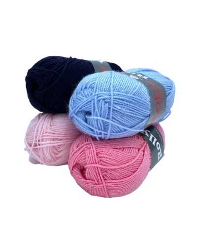 ROBY WOOL ROLLY 50 G Solid color Slim 4 Ferrium items 2.5 3