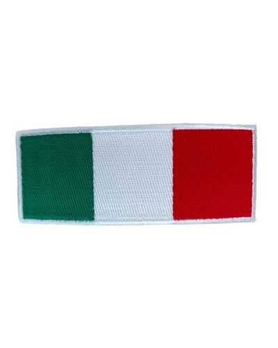 Teekatium-Anwendungs-Stickerei-Patch-Marbet-Flagge Italien rechteckig 75x30 mm
