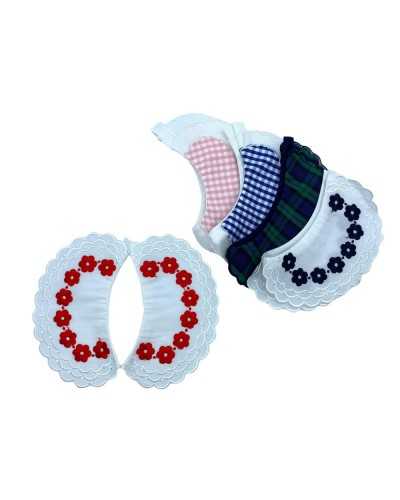 Sewing application baby collar newborn cotton embroidery sacking cm 14x16
