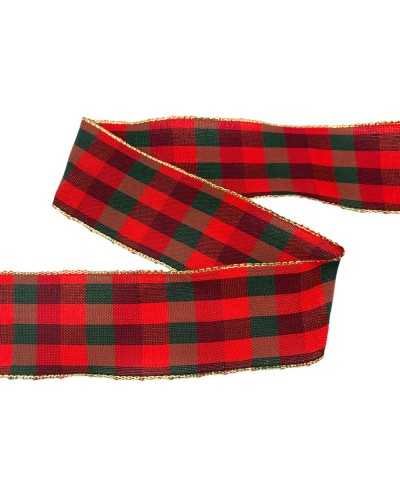 Pantatamaneria Scottish Tape Tartan Vert Vert Model Modelable Edn Soul Metal Métal Lurex High 40 mm