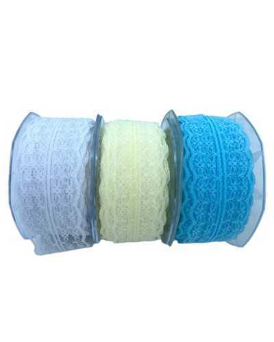 2 Mt Piazza Piace Raschel Lace Tulle Worked Divisible High 4.5 cm