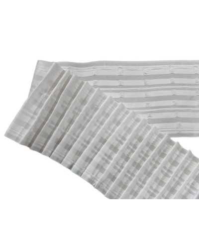 Ribbon Risloga CurricgiaTa White High 16cm Pattern Folding 6 Pockets 4 Wires